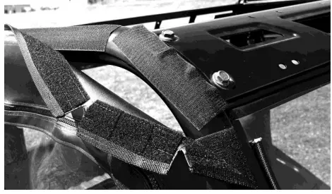 FALCON RIDGE PO-14MIDRANGER-SDK01 Polaris Ranger Mid Size 2014-18 with Lock n' Ride frame Soft Door Kit-fig3