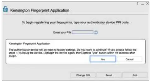 Kensington Windows Fingerprint Provisioning Tool-FIG-5