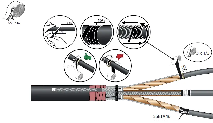 ENSTO-HOT3.1214R-Heat-Shrink-Outdoor-Termination-Instruction-fig-11