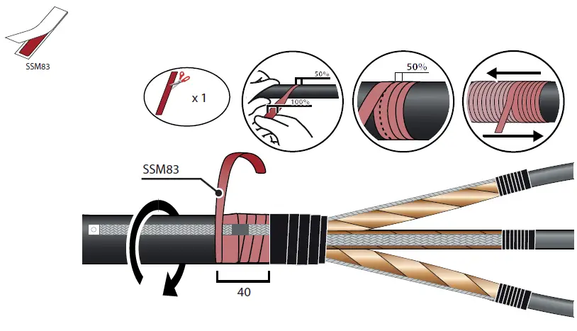 ENSTO-HOT3.1214R-Heat-Shrink-Outdoor-Termination-Instruction-fig-13
