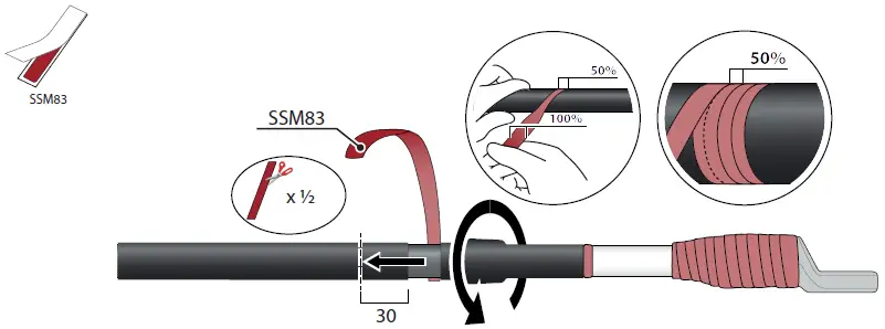 ENSTO-HOT3.1214R-Heat-Shrink-Outdoor-Termination-Instruction-fig-30