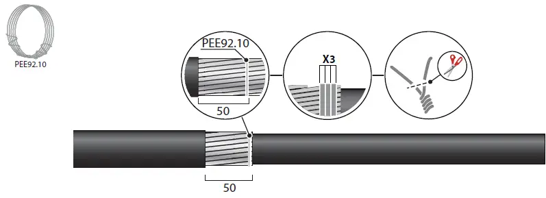 ENSTO-HOT3.1214R-Heat-Shrink-Outdoor-Termination-Instruction-fig-4