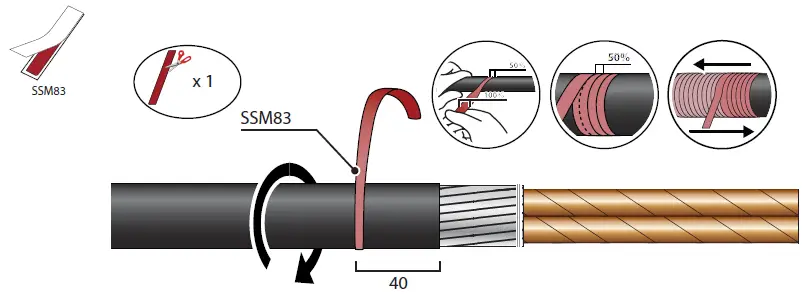 ENSTO-HOT3.1214R-Heat-Shrink-Outdoor-Termination-Instruction-fig-6