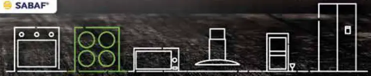 DRIJA Genova 90 Professionale Gas Stove Built In - Fig