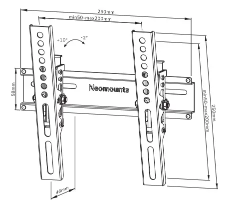 Neomounts-WL35-350BL12-TV-Wall-Mount-Instruction-product