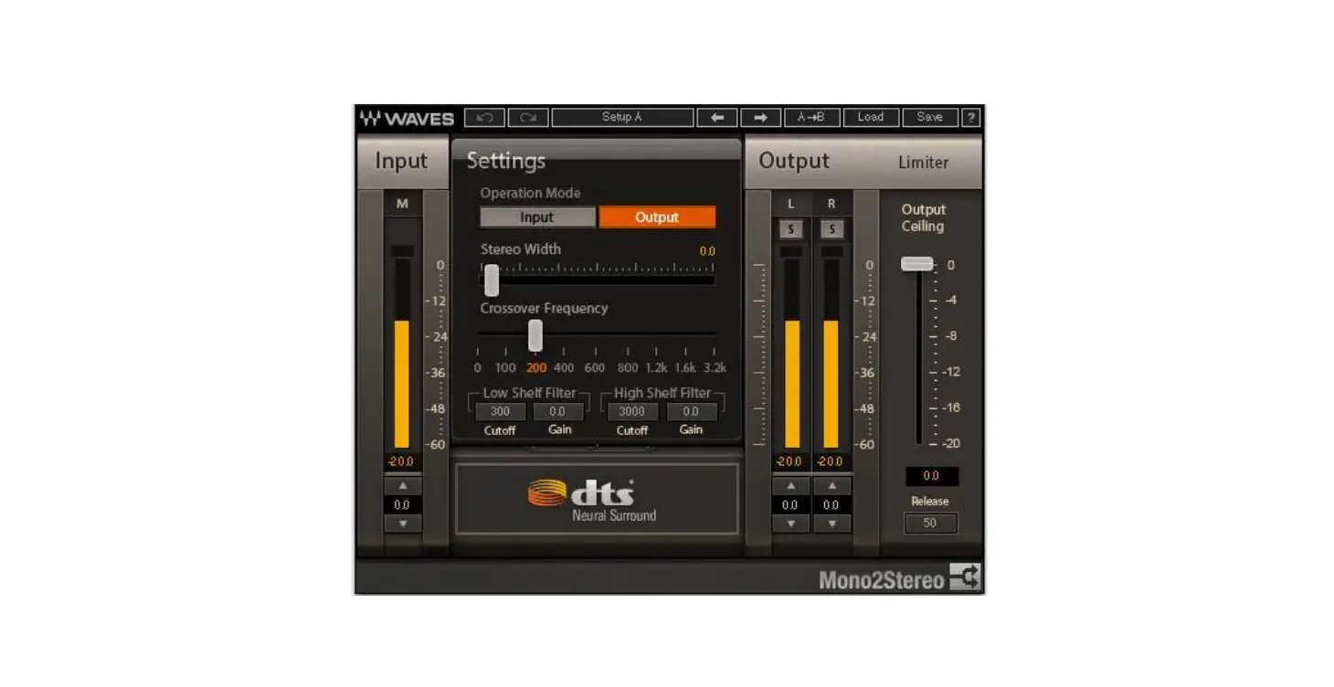 Waves Dts Neural Mono2stereo User Guide