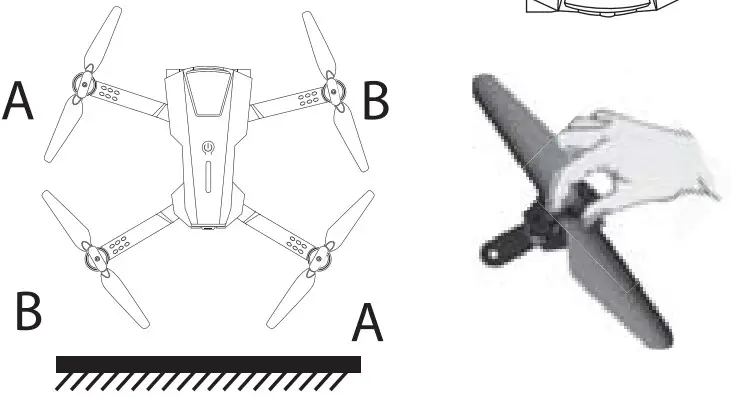 Mengxi E68 Pro 1080P Collapsible Aircraft - Figure 5