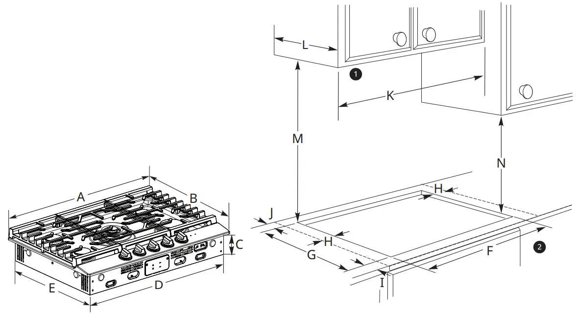 LG LSCG307ST Gas Cooktop fig 15