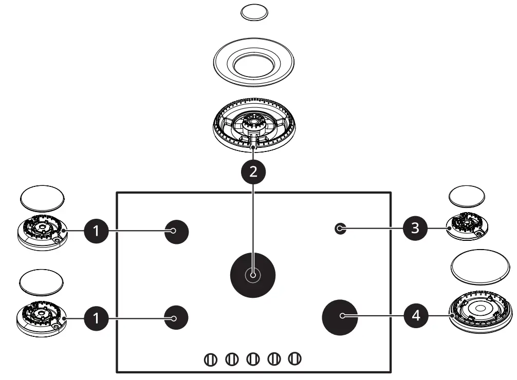 LG LSCG307ST Gas Cooktop fig 7