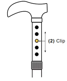 PEPE MOBILITY P10004 Foldable Walking Stick