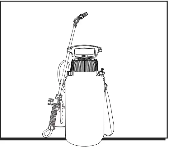 ULINE S-20860 Portable Pressure Sprayer -