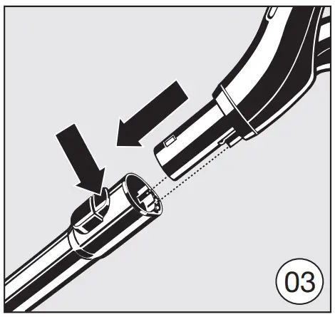 Miele HS16 Canister Vacuum Cleaner Preparing for use