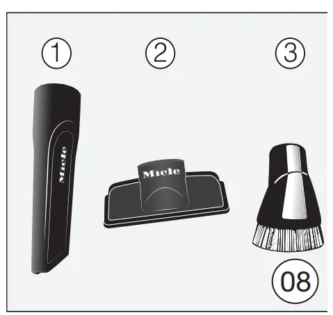 Miele HS16 Canister Vacuum Cleaner Preparing for use