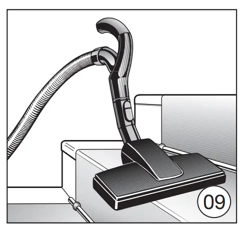 Miele HS16 Canister Vacuum Cleaner Preparing for use