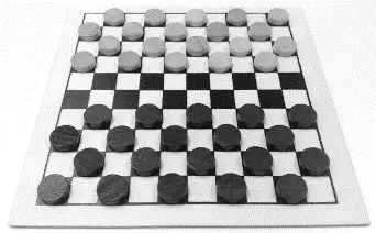 MOB KC2941 4 Games in Wooden Box - Checker
