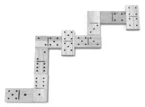 MOB KC2941 4 Games in Wooden Box - Domino