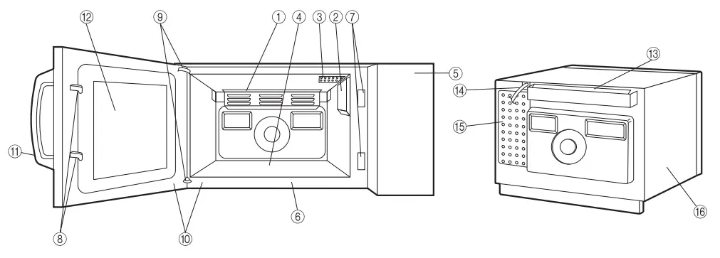Sharp R-21LVF Medium-Duty Commercial Microwave Oven 3