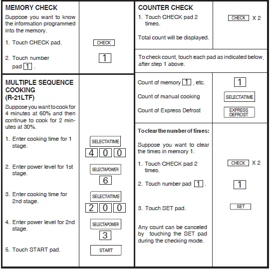 Sharp R-21LVF Medium-Duty Commercial Microwave Oven 1