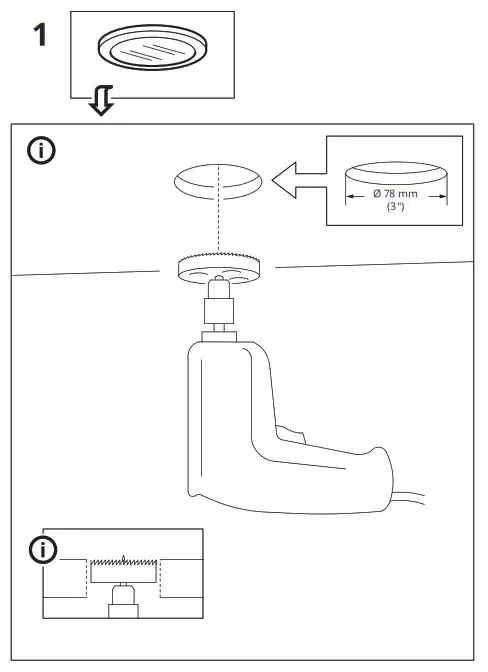 IKEA MITTLED LED Spotlight - 10