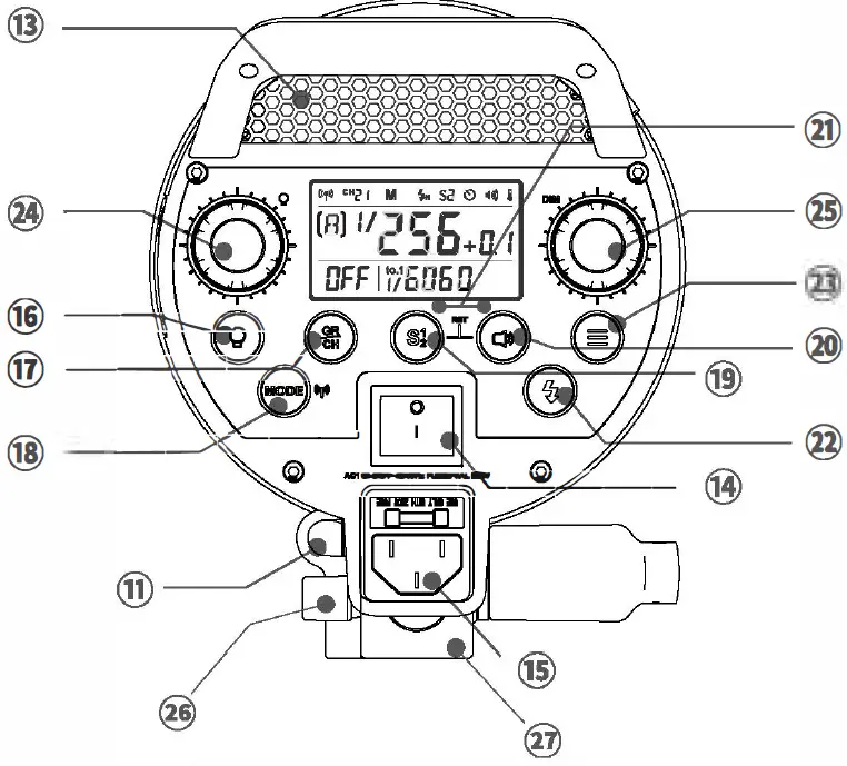 Godox QT400IIM Flash Head 02