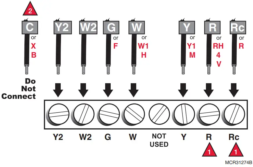 Honeywell RTHL3550 Non-Programmable Digital Thermostat-Conventional Systems