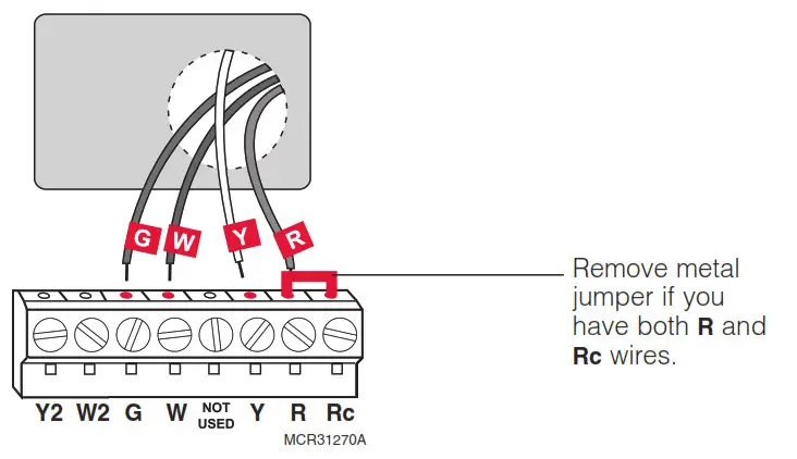 Honeywell RTHL3550 Non-Programmable Digital Thermostat-Heat Pumpe 1
