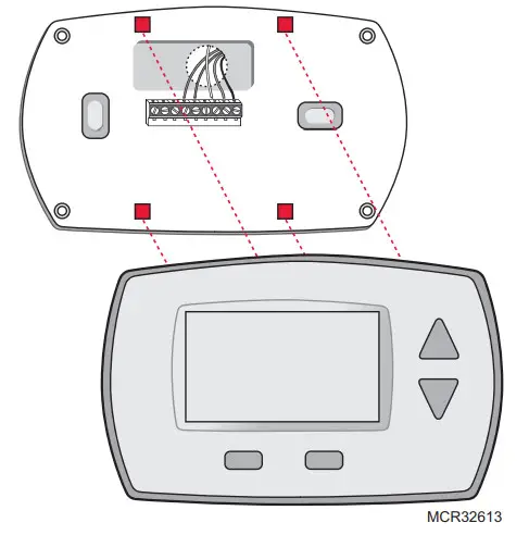 Honeywell RTHL3550 Non-Programmable Digital Thermostat-Install Thermostat