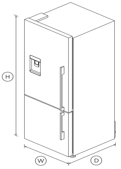 FISHER PAYKEL RF135BDLUX4 N Freestanding Refrigerator Freezer - fig1