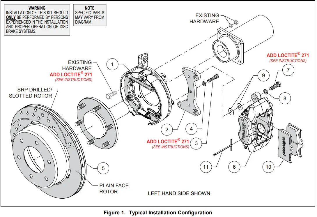 wilwood CHEVY C-10 6 LUG Disc Brakes - fig 1