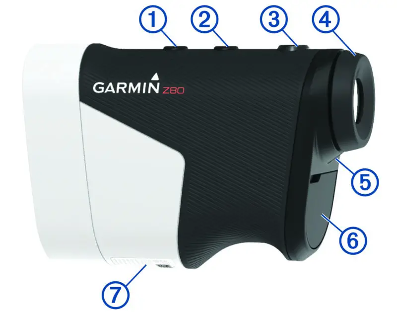 GARMIN B07C4CYNCF Approach Z80 Golf Laser Range Finder - Device Overview