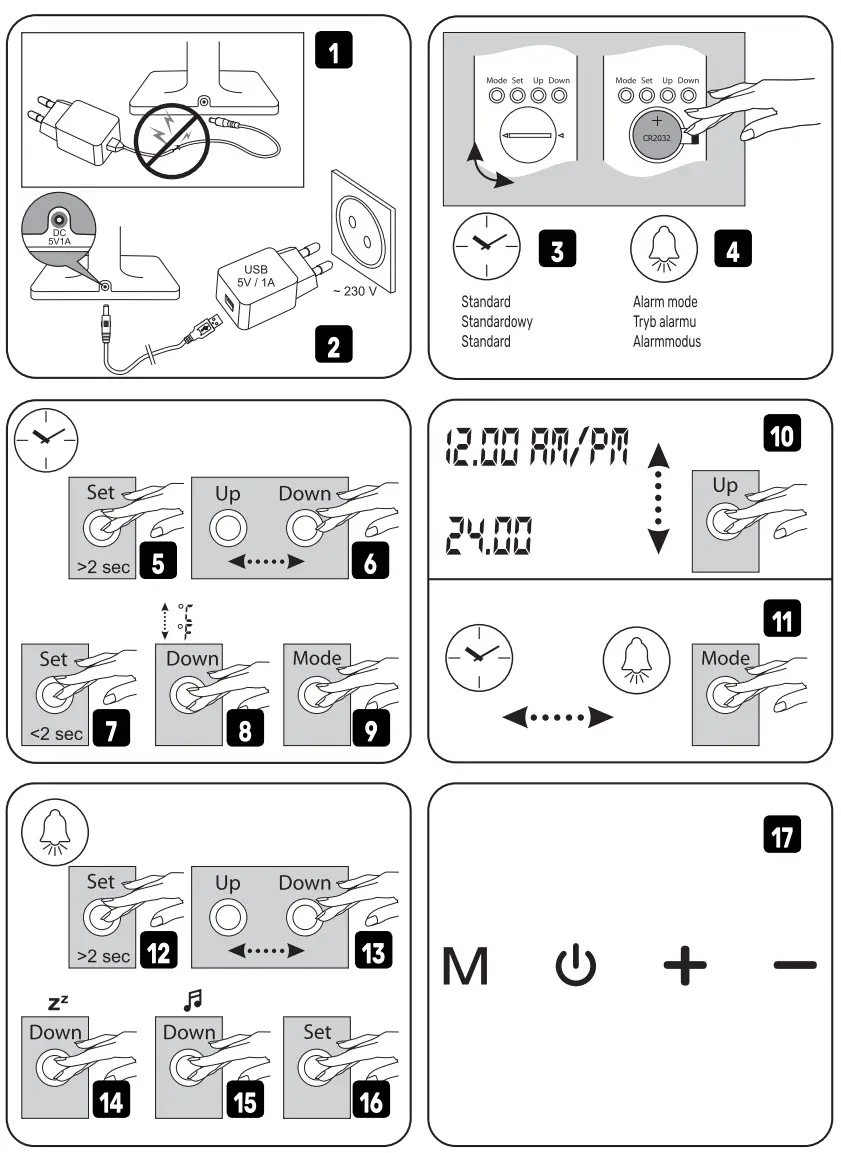 VIDEX VLE-TF05W LED Table Lamp - fig 1