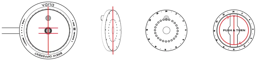 Varia Hand Grinder Stainless Steel Burr - fig 3