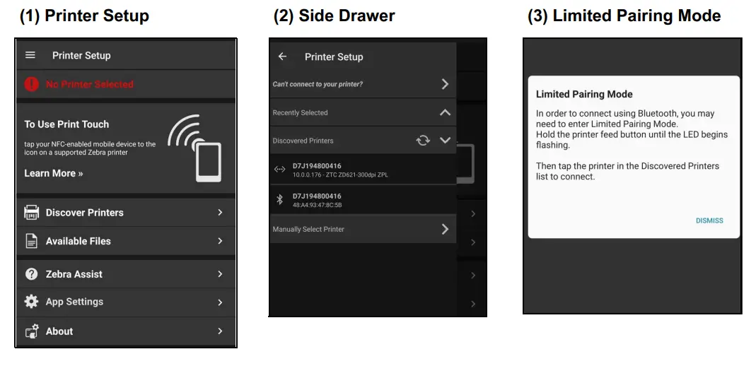 ZEBRA Printer Setup Utility for Android with Security Assessment Wizard - Figure 4