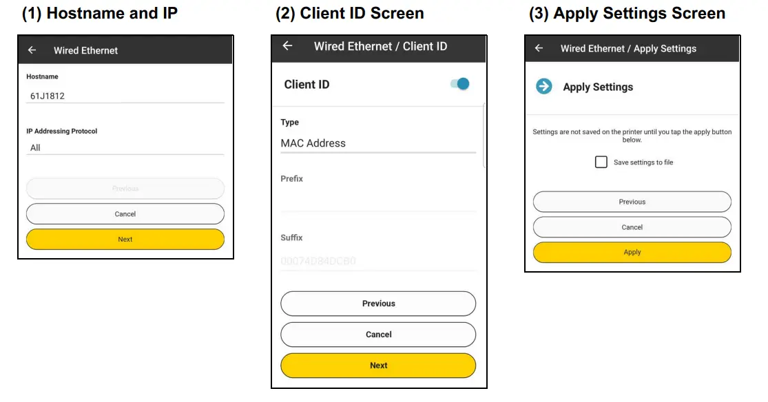 ZEBRA Printer Setup Utility for Android with Security Assessment Wizard - Figure 8