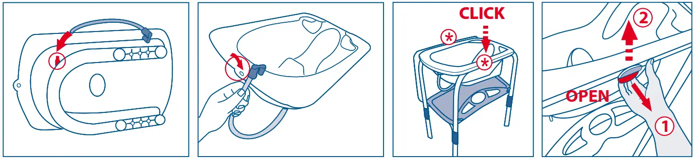 6626 Jane Bath Flip Bath Lazuli Blue - Figure 2