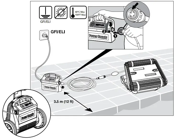 USING THE POOL CLEANER