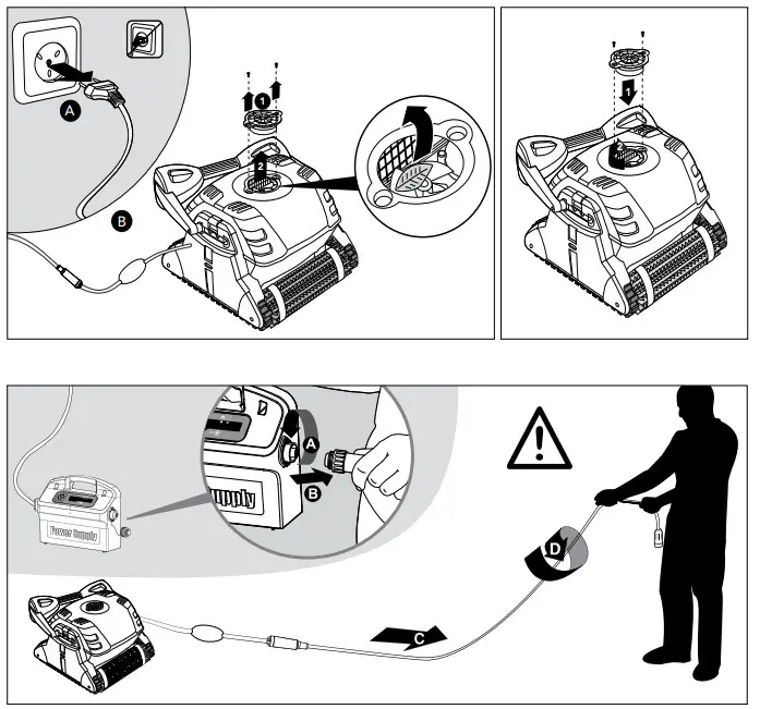 USING THE POOL CLEANER