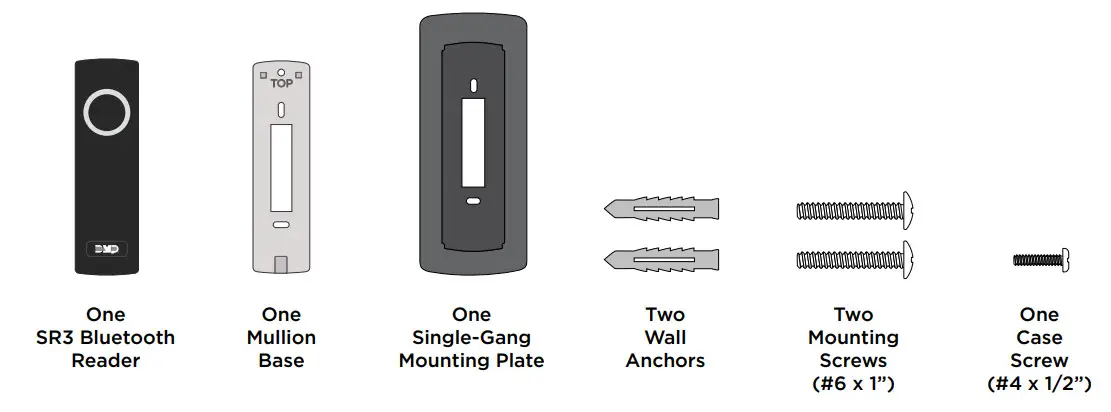DMP SR3 Bluetooth and Proximity Reader - FIGURE 1