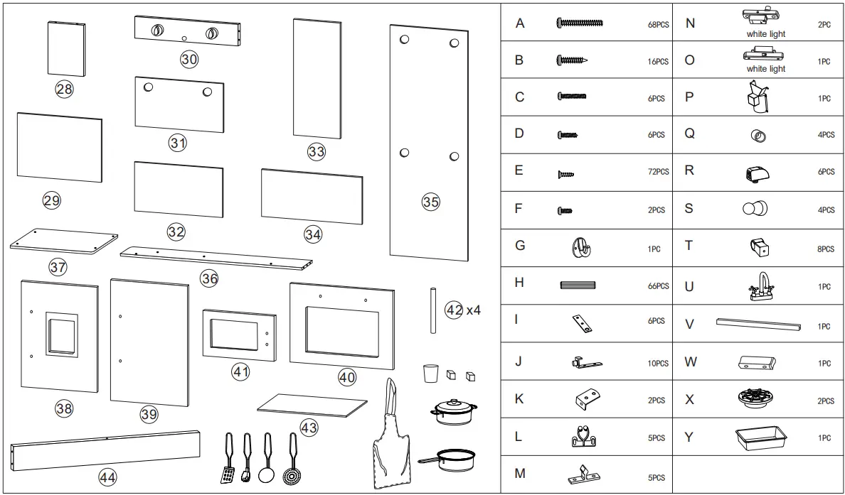 SMYTHS-TOYS-219081-Kitchen-Corner-Luxury-Wooden-Kitchen-FIG-2