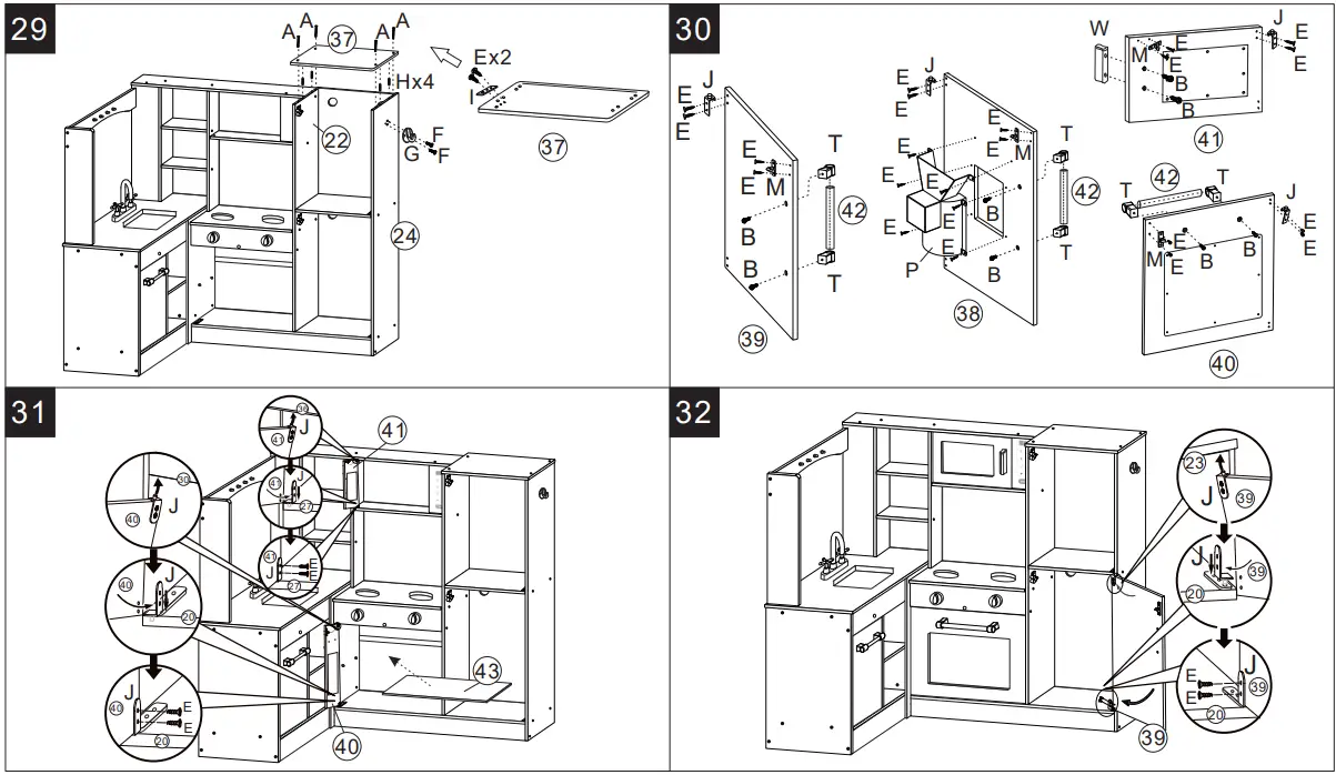 SMYTHS-TOYS-219081-Kitchen-Corner-Luxury-Wooden-Kitchen-FIG-8