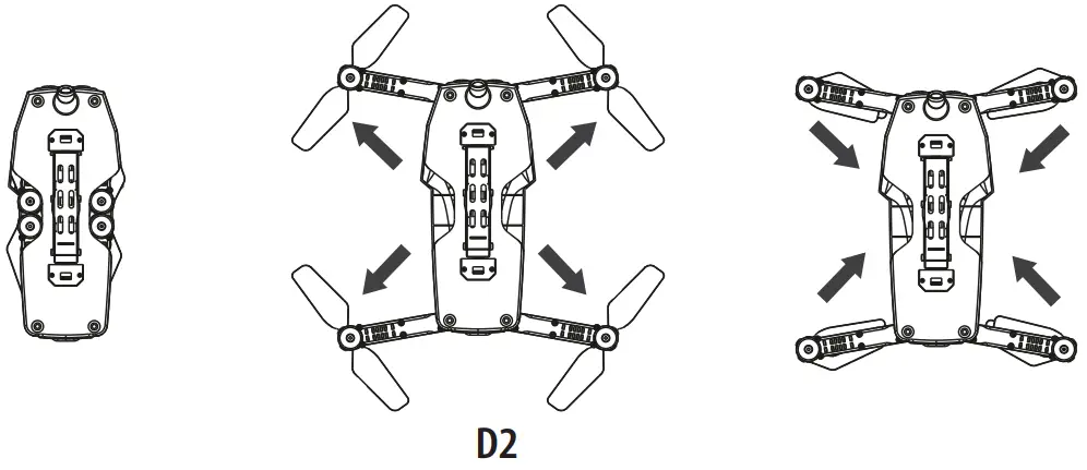 PROPEL Flex 2.0 Compact Folding Drone with HD -FIG D2