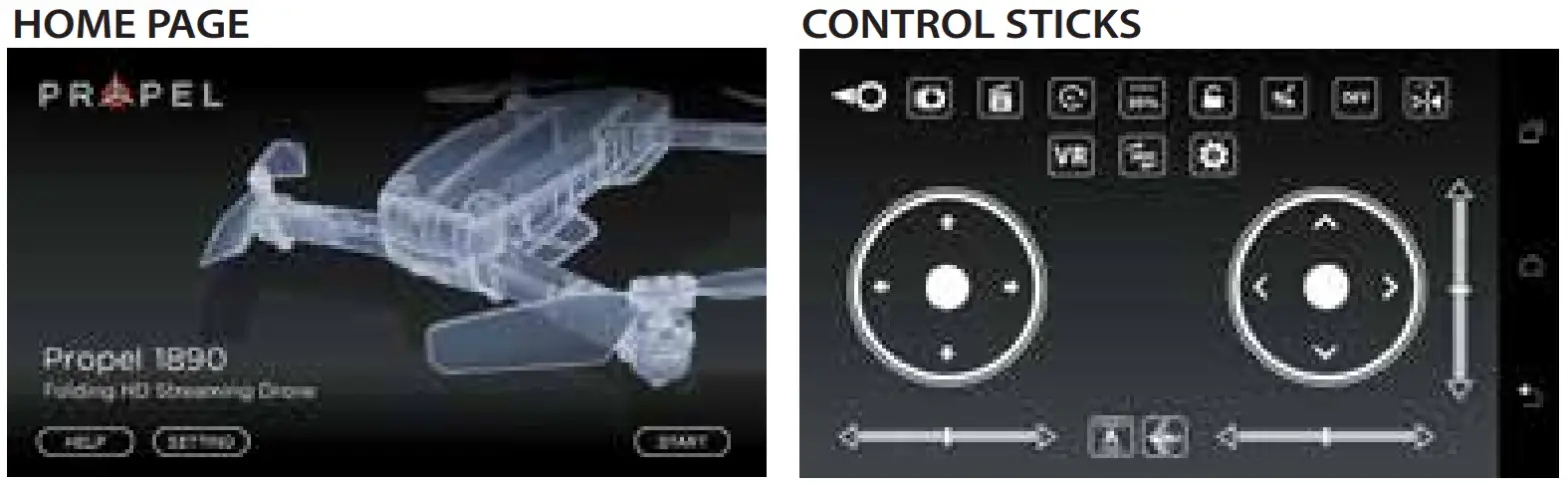 PROPEL Flex 2.0 Compact Folding Drone with HD -FIG W