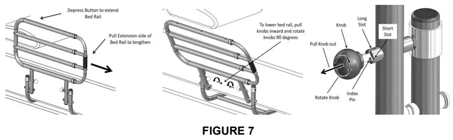 Stander EZ Adjust Bed Rail - FIGURE 7