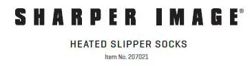 Sharper image Heated Socks User Guide