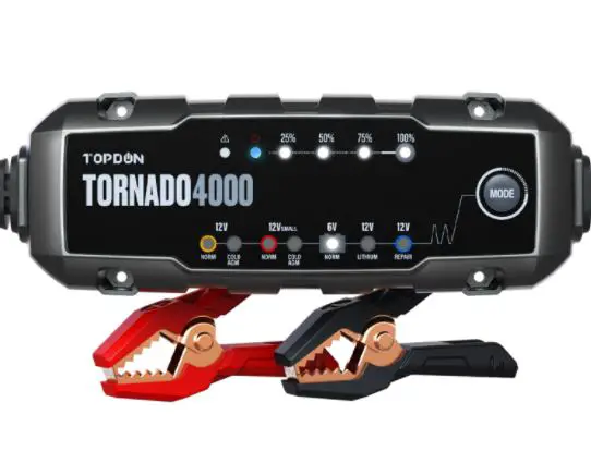 Topdon Tornado4000 Portable Lithium-ion Battery Charger User Manual Topdon Tornado4000 Portable Lithium-ion Battery Charger User Manual