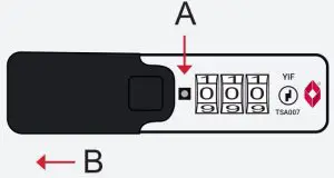DELSEY TSA007 Combination Padlock Luggage