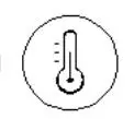 temp setting button