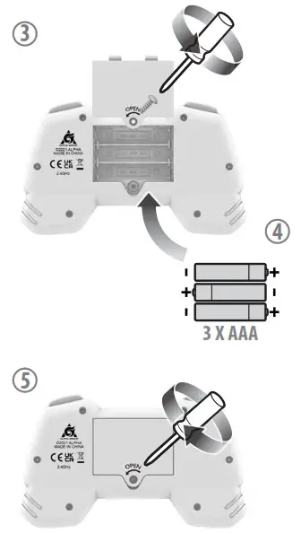 Alpha Group 858350 Terra Wheel - BATTERY CHARGING AND INSTALLATION 2