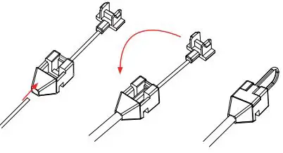 COOPER Lighting HLB QL6 MicroEdge QuickLink Low Voltage Kit Instruction Manual - Attach the termination cap