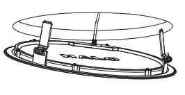 COOPER Lighting HLB QL6 MicroEdge QuickLink Low Voltage Kit Instruction Manual - Rotate both spring clips upward